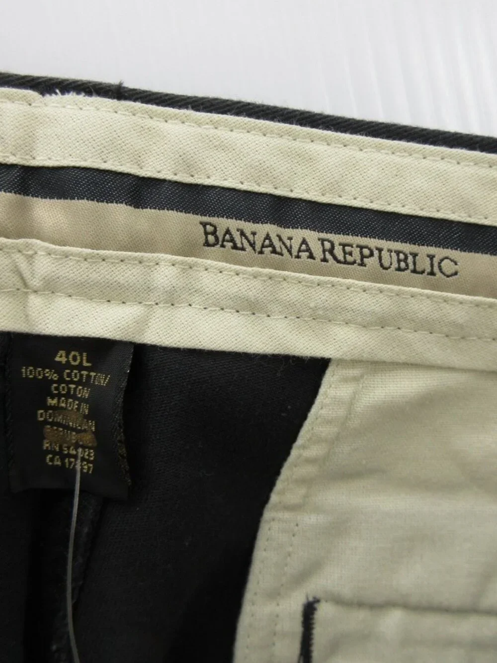 VINTAGE Banana Republic Pants 40 Long Chino Trousers Y2K 40X34 NEW